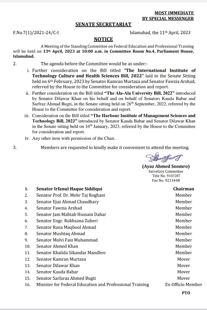 EngrTAadilHamid's tweet photo. Establishment of Technology universities without a regulatory council (NTC) is nothing but an addition to futureless graduates.
Professional education must be regulated through a regulatory council.
@EduMinistryPK @MinistryofST @NAofPakistan @SenatePakistan @SenatorMushtaq https://t.co/TyJzB8pMl1