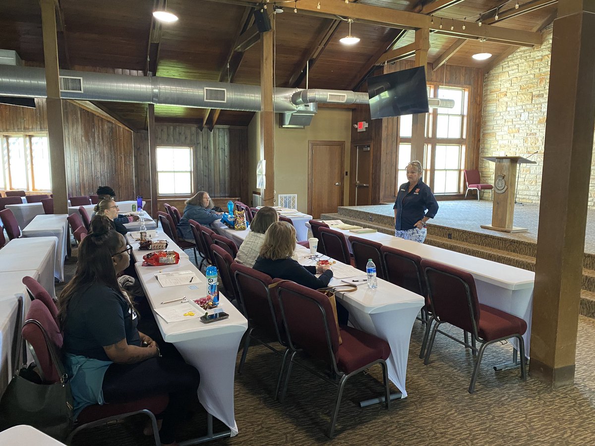 Gary_Busiek's tweet photo. First day start of @SalArmySTL Midland Division Social Services Seminar 2023 begins with pre-seminar @CPI_Training training in a beautiful spring day as we train our social service personnel to better serve our Missouri and Illinois communities! https://t.co/QVjsi4mITs