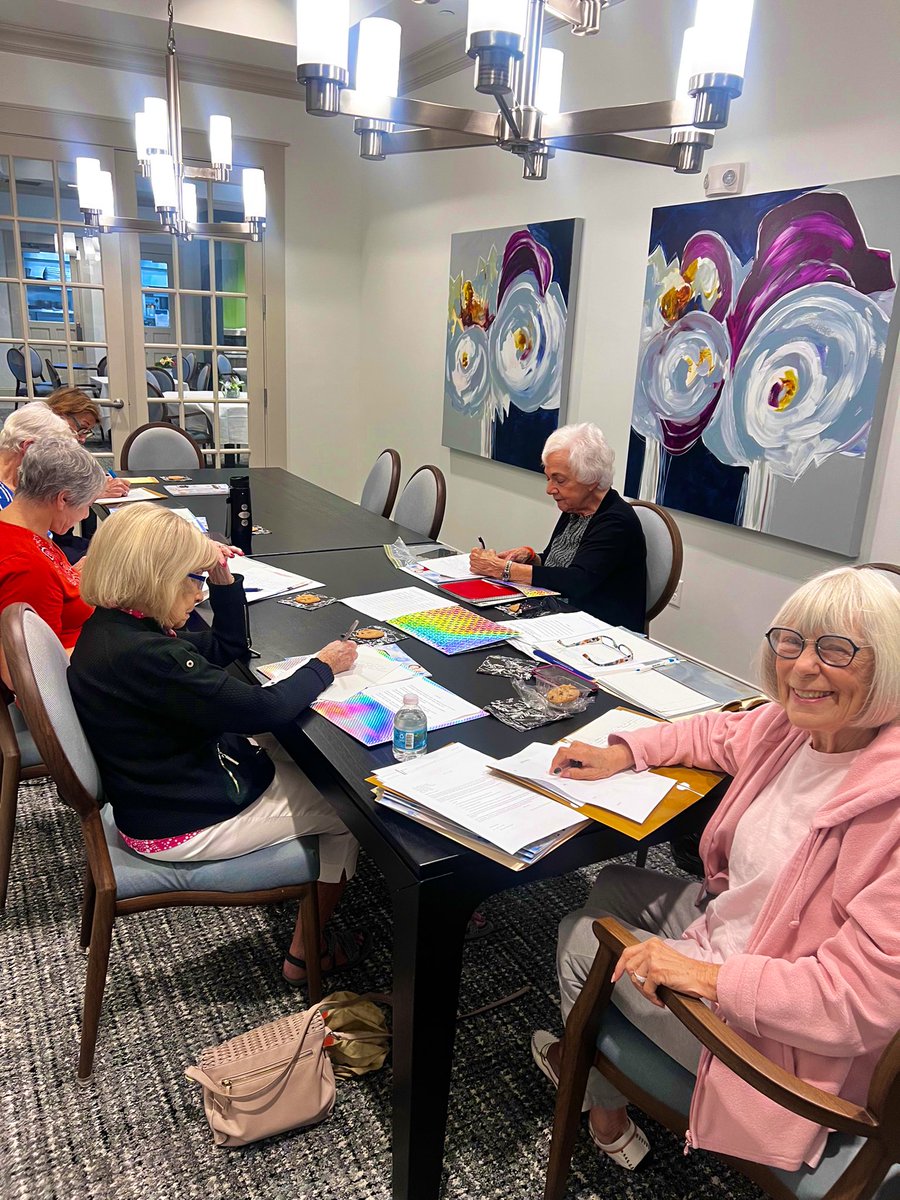 ArcadiaGdn_FL's tweet photo. We welcome all new and current residents to join the new Writing Club! Share your stories and enjoy peaceful writing with your wonderful community! πβοΈβ¨ #community #fun #friendship #writing #SUNProgram #arcadiagardens https://t.co/E8F0DRXAaj