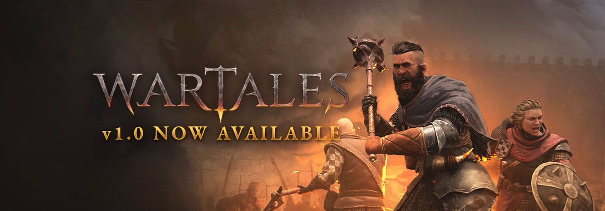 AldysTV's tweet photo. Nothing calls more to start the stream like Wartales 1.0 release date ^~^ Let's enjoy the whole game after all those beatiful years of early access :)

Come hang out >> https://t.co/I3YQZDDqfk <<

Great game made by @shirogames 

#live #stream #livestream #gaming #rpg https://t.co/3yBgX8GKFy