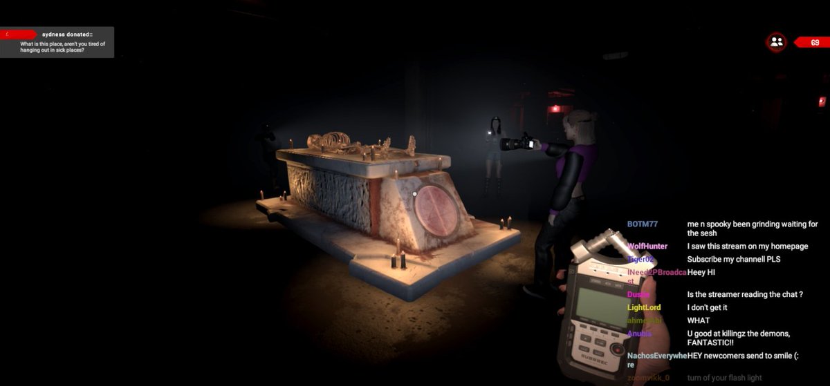 Will you be able to do what your viewers want on live broadcast, together with your friends?

Then now is the time to play Deadly Broadcast.
#deadlybroadcast #horror #steam