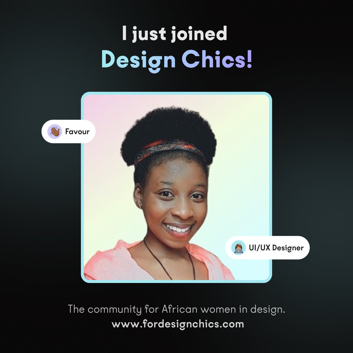FavourStephen_'s tweet image. I find it hard to make new friends and all my old friends are not in tech so sometimes it could get lonely, joining Design Chics is so refreshing especially with he support of the ladies in the community, I met amazing ladies and 
@rueuxdesign is one of them ☺️
#designchics