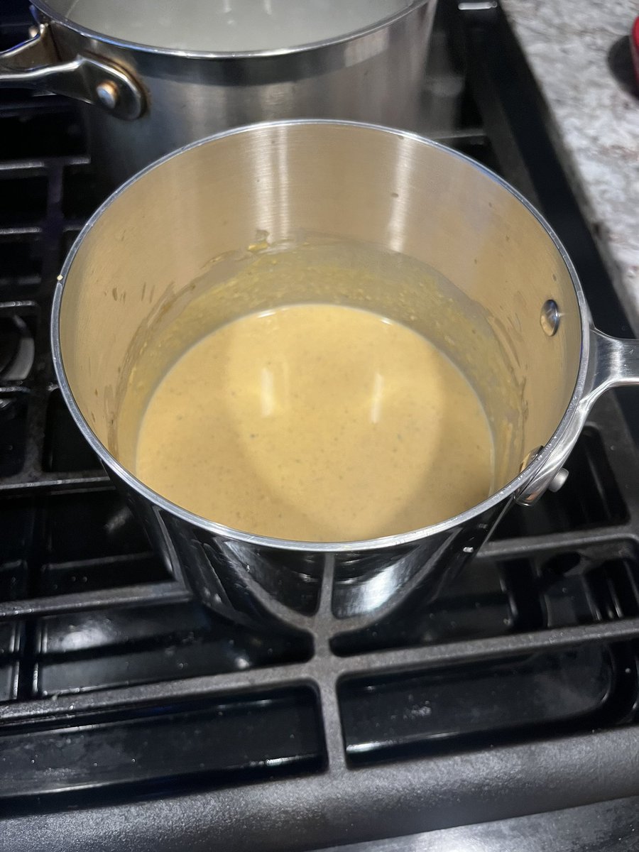 DudesCook1's tweet photo. Attempted to make a butternut squash soup but the nutty squash flavor was a little too overpowering

Instead I pivoted and used it as a base for a gnocchi sauce by thinning it with half and half and some gnocchi water https://t.co/ipuRKppvQx