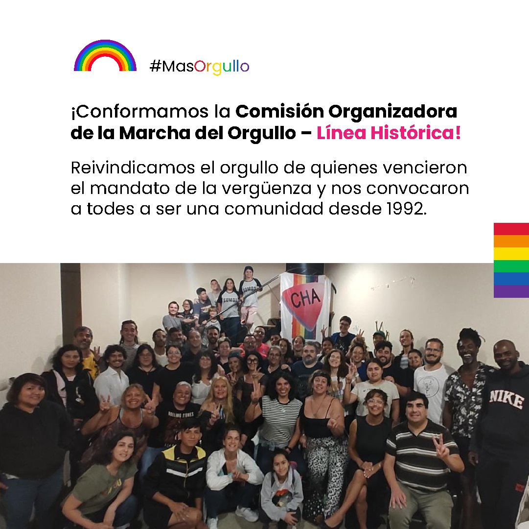 rivas_ar's tweet photo. 🏳️‍🌈🏳‍⚧ Mas de 50 organizaciones decidimos fundar la “Comisión Organizadora de la Marcha del Orgullo-Línea Histórica” con el compromiso de construir un espacio organizativo plural, democrático y verdaderamente representativo de los intereses y necesidades de nuestra comunidad https://t.co/ZDsREjnGaO