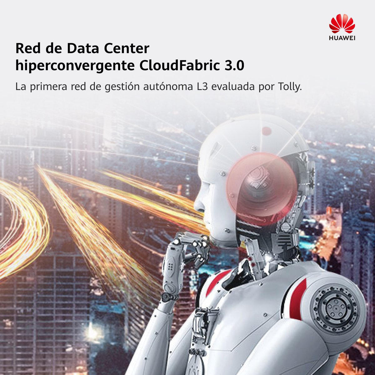 HuaweiEntLac's tweet photo. #CloudFabric de #Huawei es verificado por Tolly Group, una de las principales autoridades internacionales certificadas para la realización de pruebas.
Más información: https://t.co/2ZmjqcqvUJ https://t.co/EJJtzQS45n