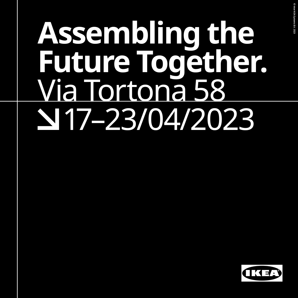 IKEAITALIA's tweet photo. A partire dal passato, costruiamo insieme il futuro. Dalla prossima settimana, ci vediamo in via Tortona 58 per il nostro #Fuorisalone. Appuntamenti dedicati al design, esperienze food e coinvolgenti serate musicali. #IKEAItalia #MilanDesignWeek #MDW23 #IKEAdesignweek https://t.co/R4dbDPtOzk