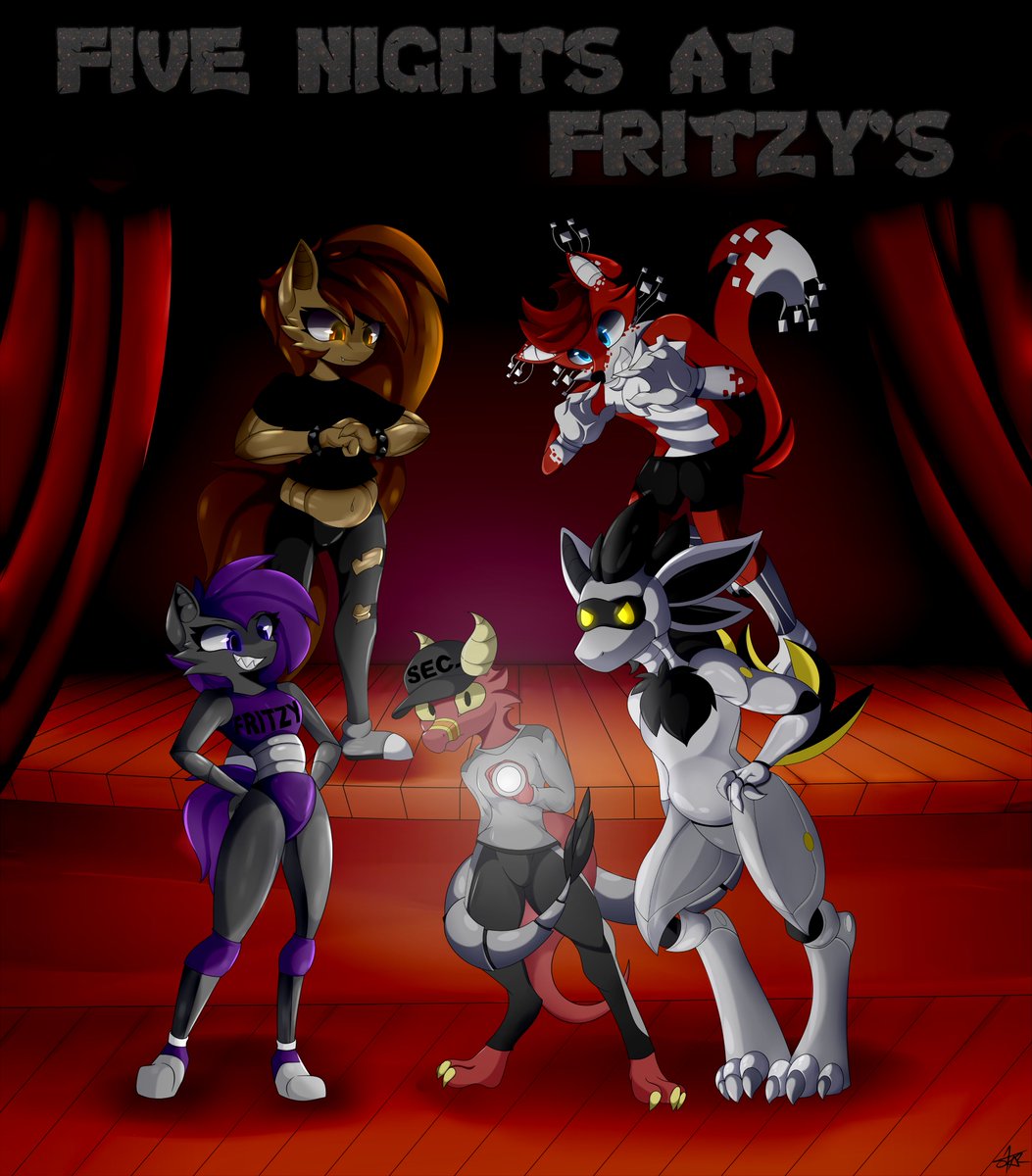 First time I do a commission with so many characters, it was really interesting the work, thanks to <a href="/FritzyHorizon/">Fritzy 🔞</a> <a href="/Lagartijabonita/">A Red Kobold 🔞</a>  <a href="/RoboTeshi/">Matica</a> <a href="/RetroPixelated/">Pixel</a> and Yan for commissioning me~ uvu