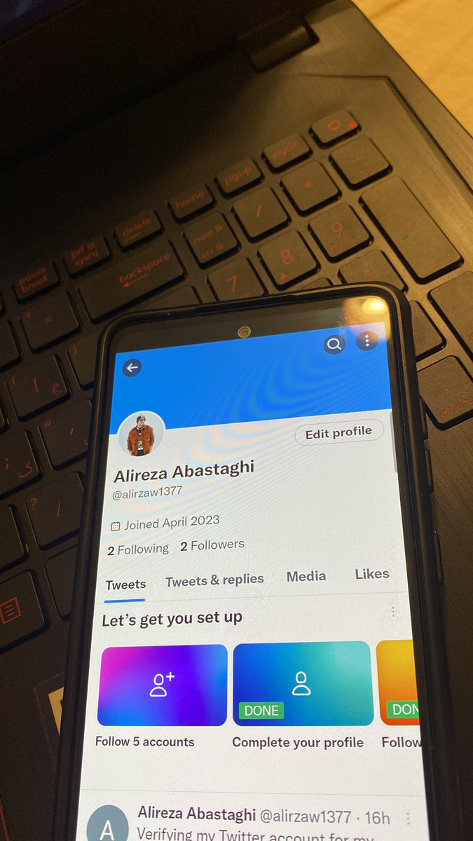 رفقا اکانت دومم <a href="/alirzaw1377/">Alireza Abastaghi</a>
فالو کنید تضمینی بک میدم …
#حمایت_کنید مرسییییییییی😍😍