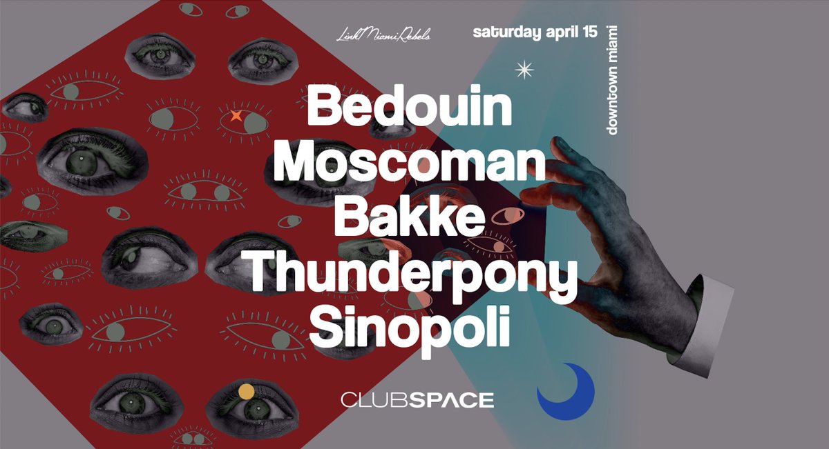 We can't wait to celebrate this thing we call life, with you. 😎 @Bedouin_Music + @moscoman are going to throw bombs. Just let them hit you 💥 #LinkMiamiRebels TIX ⬇️⬇️⬇️ link.dice.fm/bedouinmosco