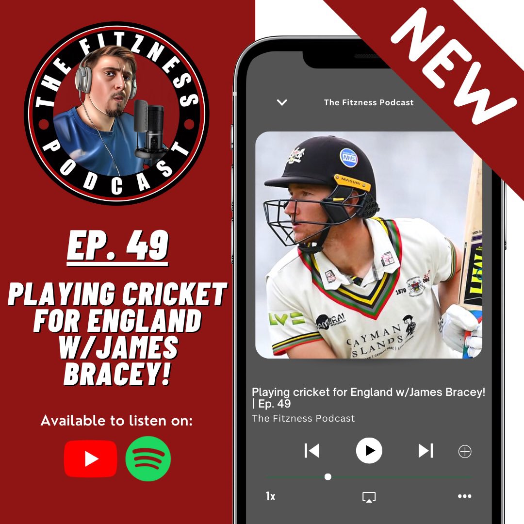 Introducing…

<a href="/Gloscricket/">Gloucestershire Cricket</a> Wicketkeeper-Batter James Bracey!🎙️🏏

If you haven’t checked it out yet, please do with the links below:

-YouTube: youtu.be/rCheEhITZ-o

-Spotify: spotify.link/JeS6SDGwWyb

#thefitznesspodcast #podcast  #daretodream