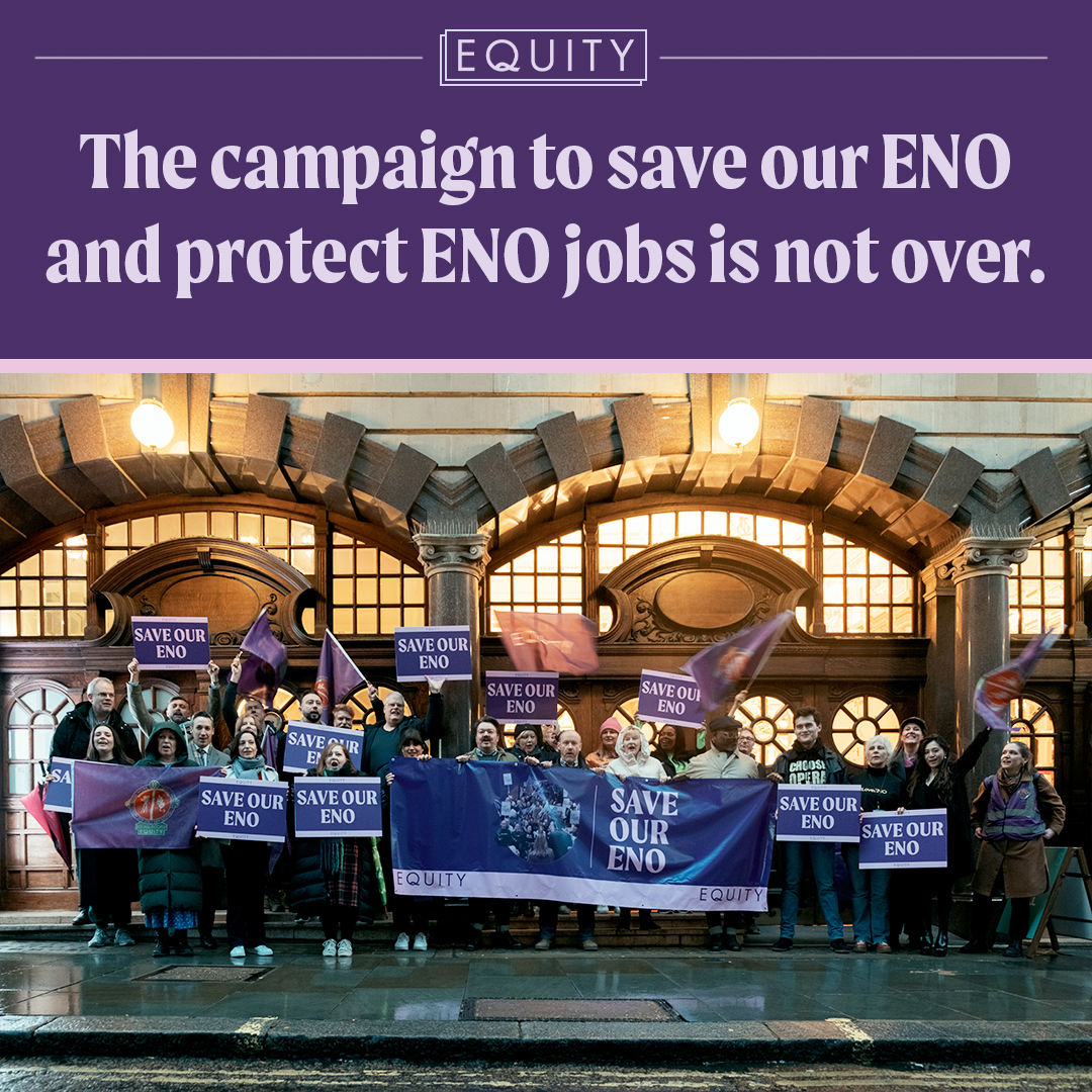 We welcome the announcement from <a href="/ace_national/">Arts Council England</a>
that up to £24 million will be made available for
<a href="/E_N_O/">English National Opera</a> to apply to be funded in 2024-26.   

This is a huge improvement on the November offer &amp; has only been achieved through the campaigning of our members &amp; in the workforce