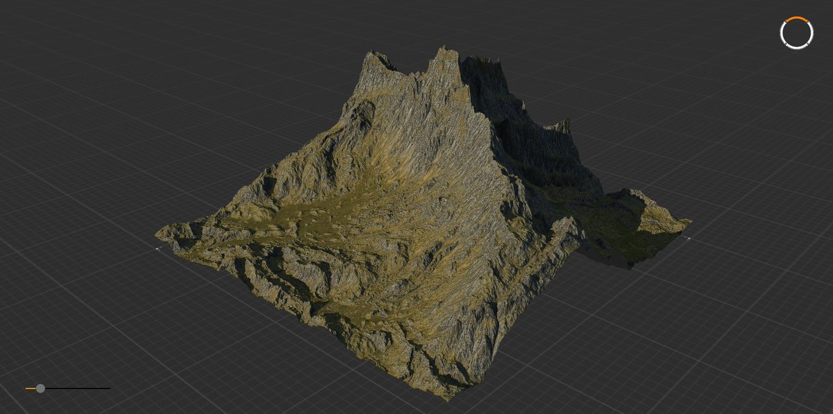 JoshENVs's tweet photo. Been working away at the distant terrain, this time for the mossy mountains. All the distant terrain will be using 8k textures 🏔️ #UnrealEngine #gamedev #environmentart #gameart #madewithgaea https://t.co/LowiMPsuhT