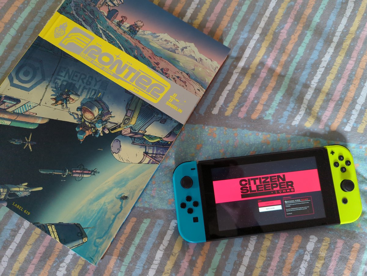 pixelartforever's tweet photo. Nouvelle sortie signee @guinoir + le dernier episode de @CitizenSleeper !
Le tout sur une bande-son de @ToyxTree.
Une belle soiree en perspective 😊 https://t.co/RKQGBTMqGp