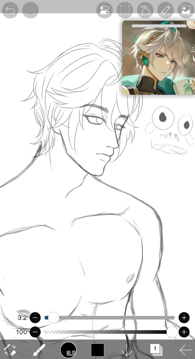 ariaaaa77's tweet photo. I'M STILL ALIVE! with another WIP I was supposed to draw kaveh because of his back story 😭 #artmoots #Genshinlmpact #alhaitam #WIP https://t.co/lpiPZoyMd0