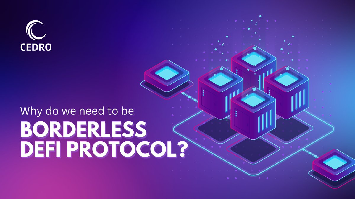 cedro_finance's tweet photo. Why do we need to be borderless DeFi protocol? 🤯

Many factors influence a user's decision to use #DeFi. The most significant aspect is typically being cross-chain. It's also a key area of attention for #Cedro.

(1/4) https://t.co/NUl9T3yGjr