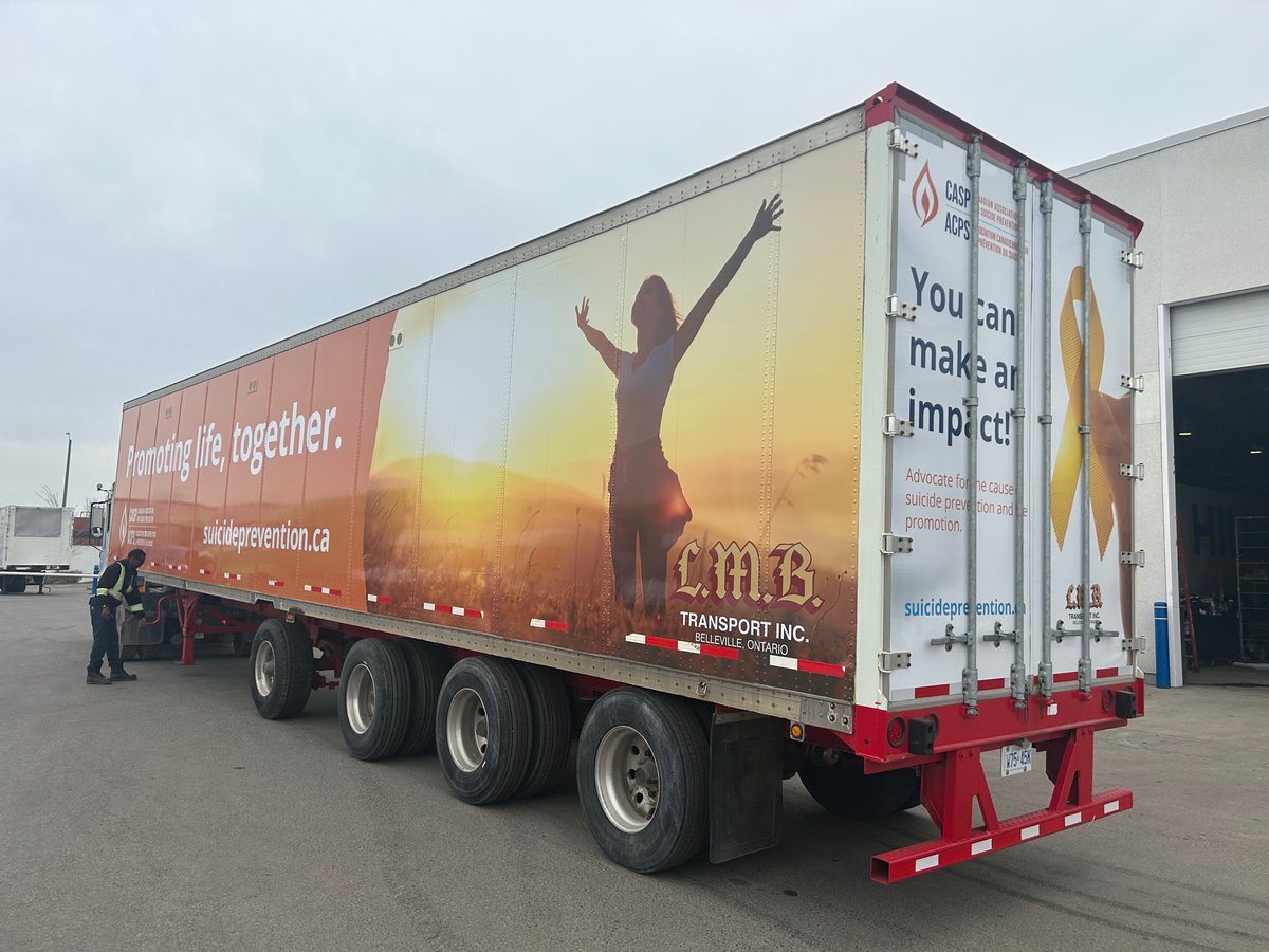bigrigwraps's tweet photo. We are proud to announce that we #justwrapped this truck for the @CASP_CA π§‘
#CASP is an organization that provides advocacy, communication, and education on suicide prevention and life promotion by providing resources, guidance, and information.
πhttps://t.co/k8SqotKPZp https://t.co/5VjywVeMpp