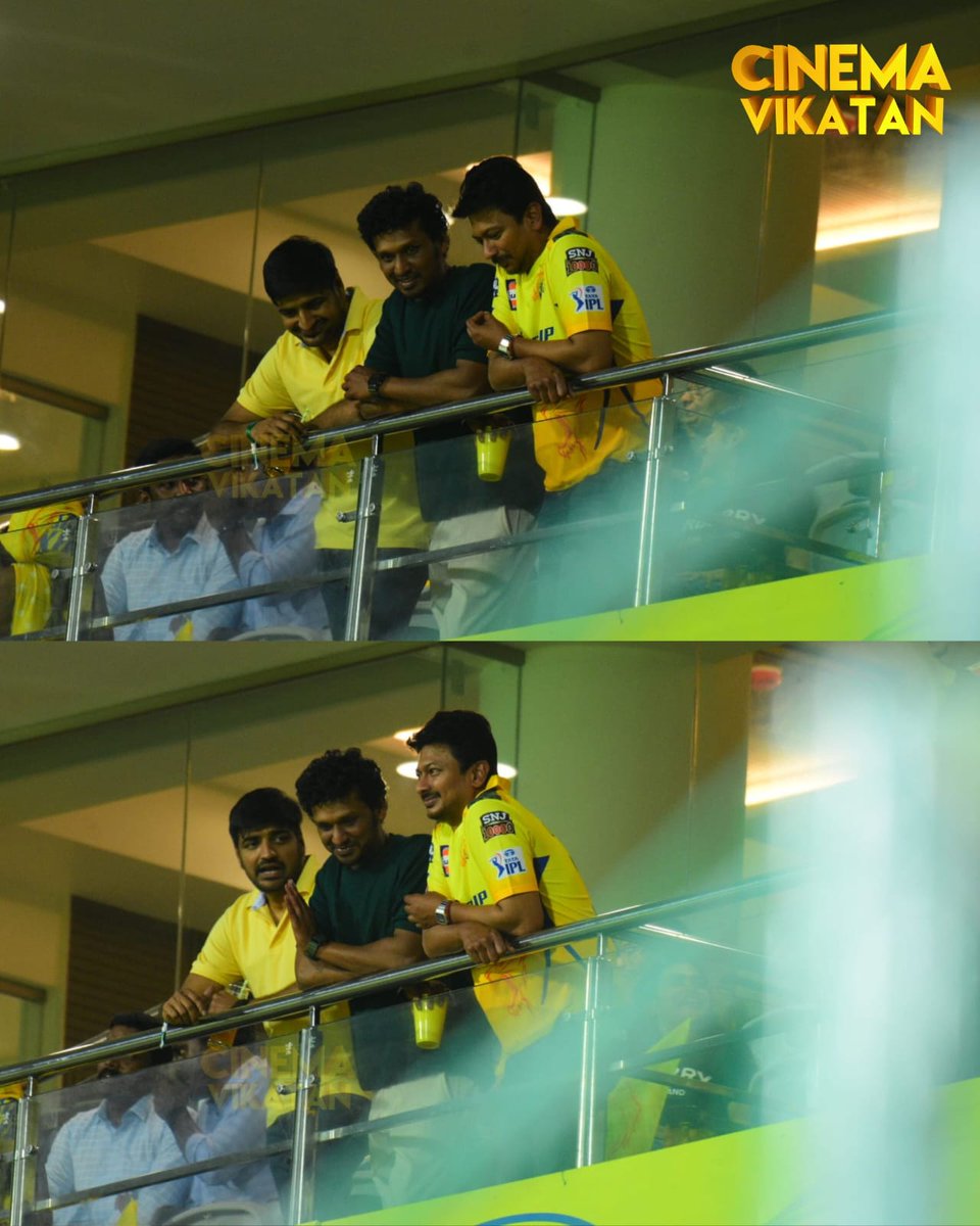 VanjikumarS's tweet photo. சேப்பாக்கத்தில் @ChennaiIPL VS @rajasthanroyals போட்டியை கண்டு களிக்கும் அமைச்சர் உதயநிதி ஸ்டாலின்..!!!
@Udhaystalin
@Dir_Lokesh
#Actor_Sathish https://t.co/D1I0x7yueJ