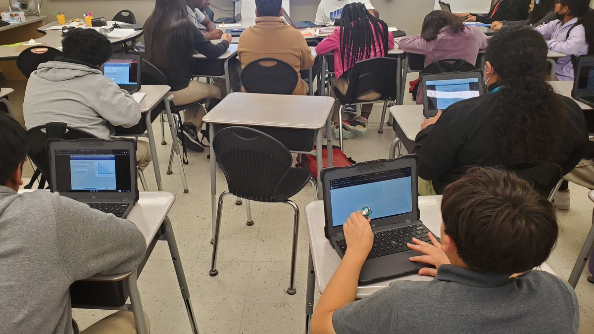MrsAhuja's tweet photo. Rock n Review stations 6th grade, students showing their work @ReaganK8_HISD
 #AstrosReviewChallenge @HISD_Curric https://t.co/koSXDUK30R