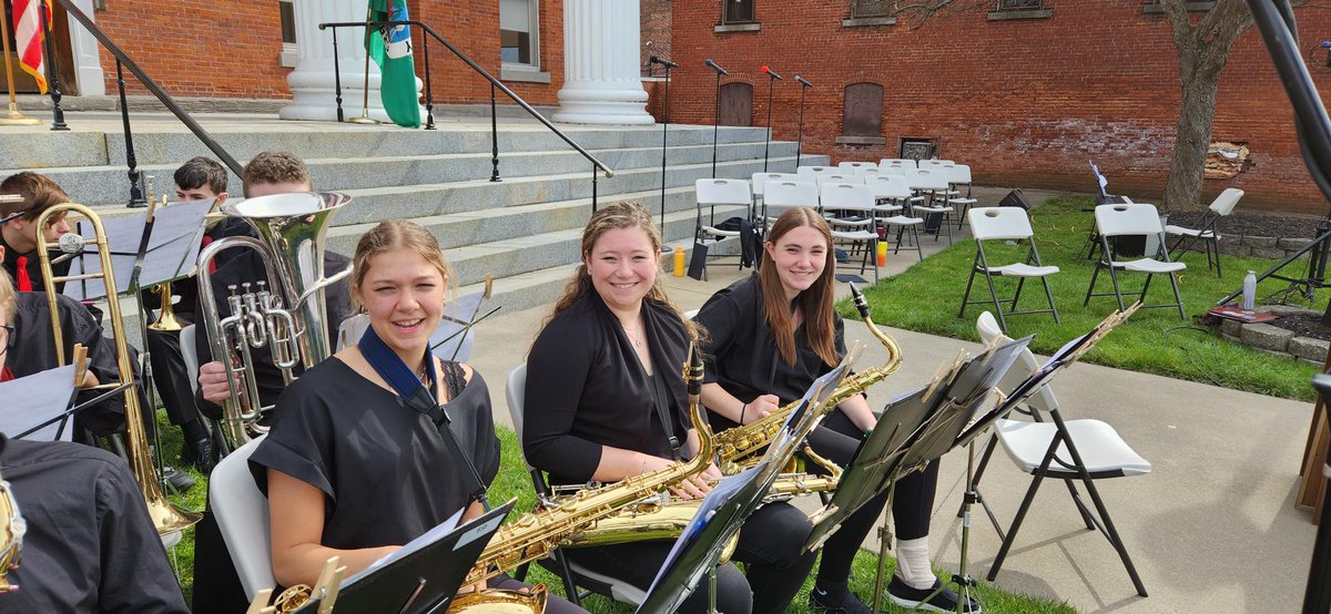 redcreekcsd's tweet photo. The Red Creek Jazz Ensemble performed at the Wayne County Bicentennial Celebration yesterday! #RAMSPROUD https://t.co/F8ADTD6Lkv