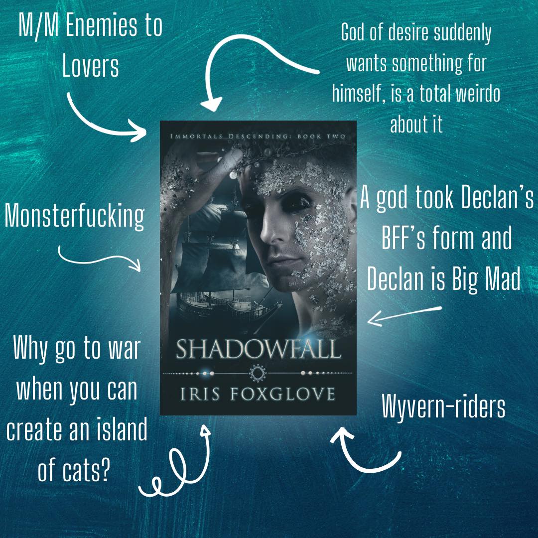 irisfoxglove's tweet photo. 🤍 Have you read Shadowfall, Immortals Descending book two?
🤍 https://t.co/tZvpujkghj
#IrisFoxglove #FantasyWithAnEdge #ImmortalsDescending #Shadowfall #ArwynAndDeclan #GreedFallsInLove #GodsAndTheirEternalCompanions #MMRomance #LGBTQRomance #KindleUnlimited #KU https://t.co/XU8HVm4giq