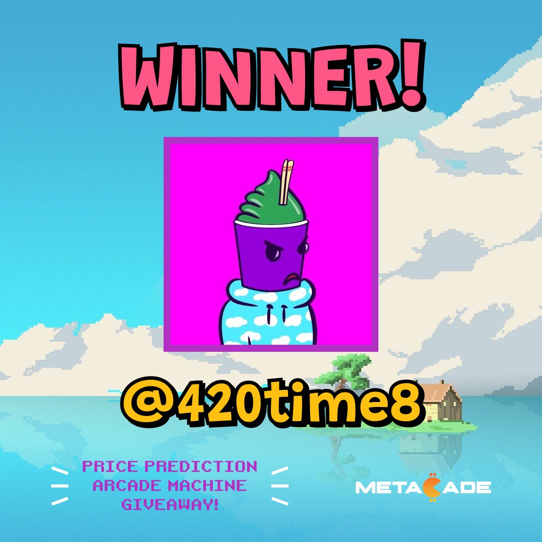 Metacade_'s tweet photo. 🎉🚨ARCADE MACHINE WINNER🚨🎉

Congratulations to @420time8 for winning an arcade machine in our recent competition🚀

Keep an eye on your DMs for a message from @Metacade_👀

🔔Turn on notifications so you don't miss our next competition🔔 https://t.co/llJ3OOeCvi