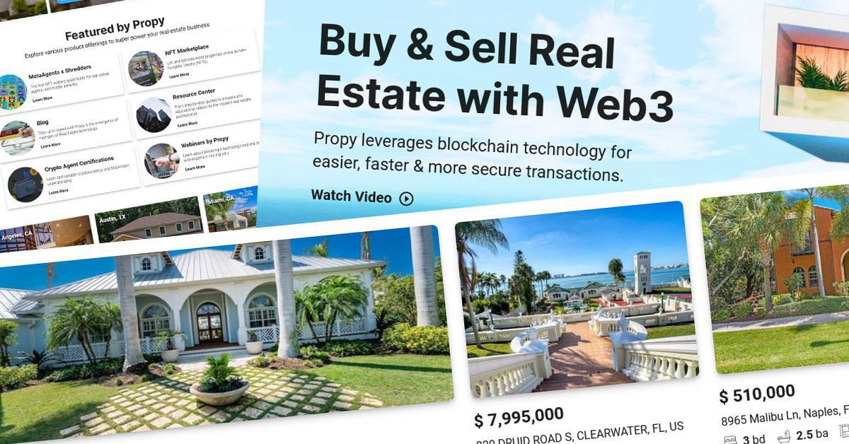PropyInc's tweet photo. 1/🔷Brace yourself for an exciting update that'll elevate your Propy journey to the next level!
We've revamped our website from scratch to bring you an all-new and seamless experience in property buying & selling.
📍Our team has put a lot of effort into crafting a user-friendly interface, making transactions faster and safer in our fast-paced real estate industry.
Without further ado, let's dive into our brand-new Propy website.
Get ready to explore!
https://t.co/uryjE50uME