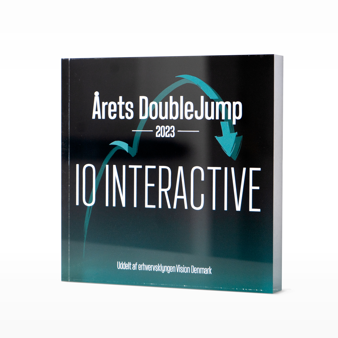 IO Interactive (@iointeractive) on Twitter photo The Double Jump Award made it to our studio from #GDC! Thank you Vision Denmark and <a href="/engelschmidt/">Jakob Engel-Schmidt</a> for the recognition! The Double Jump Award made it to our studio from #GDC! Thank you Vision Denmark and <a href="/engelschmidt/">Jakob Engel-Schmidt</a> for the recognition!
