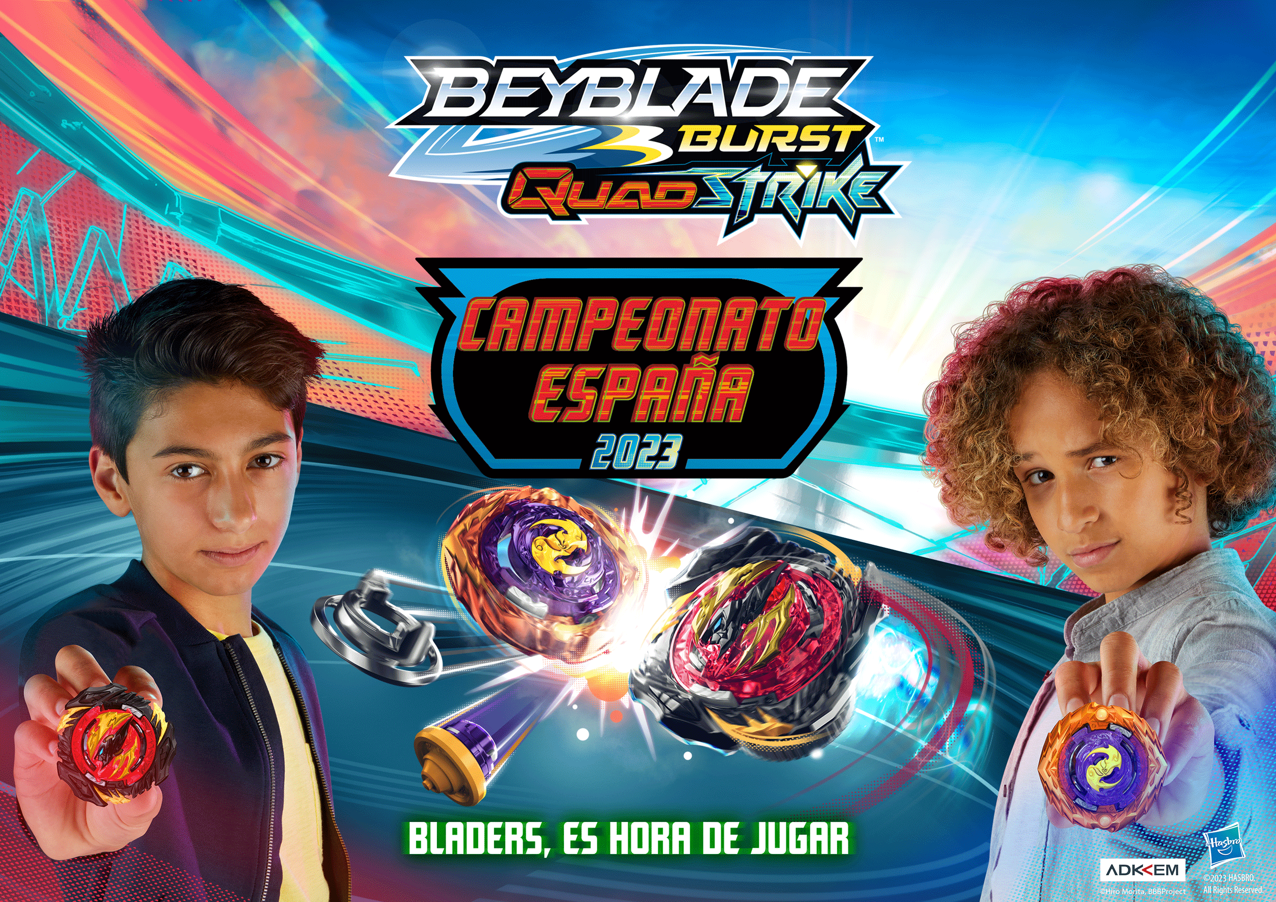 Montagem Grátis Calendário 2023 Beyblade Burst Turbo - Imagem Legal