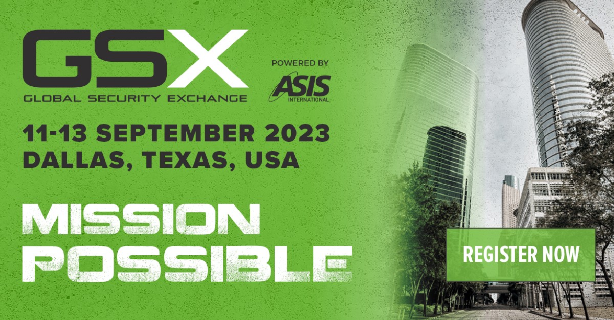ASIS_Intl's tweet photo. Meet up with like-minded #security leaders and practitioners from every industry and sector at #GSX2023, powered by ASIS International, to crack the code on security’s shifting variables and stay change ready. Register today! #SecurityProfessional https://t.co/jdWPbEnwWw https://t.co/tMZq8U8szh