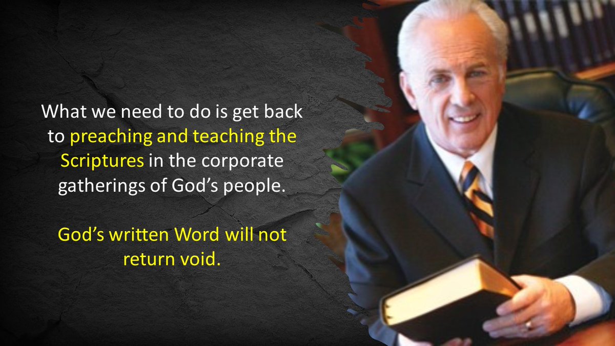 creationnews's tweet image. 11/13. What we need to do is get back to preaching and teaching the Scriptures in the corporate gatherings of God’s people.

God’s written Word will not return void.

#SufficiencyOfScripture #Christianity