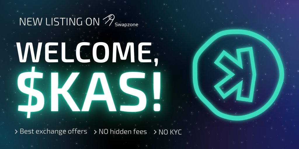 Swapzone_io's tweet photo. 🔔 #Kaspa is listed! 𐤊

Due to @KaspaCurrency lengthy list of unique features, it quickly became one of the most mined cryptocurrencies and is now making waves in the crypto sphere 🌊

Swap $KAS now without fees, registration, bad rates, or limits 👇
https://t.co/gmR1PSkwtd https://t.co/eLxGj3jvrA