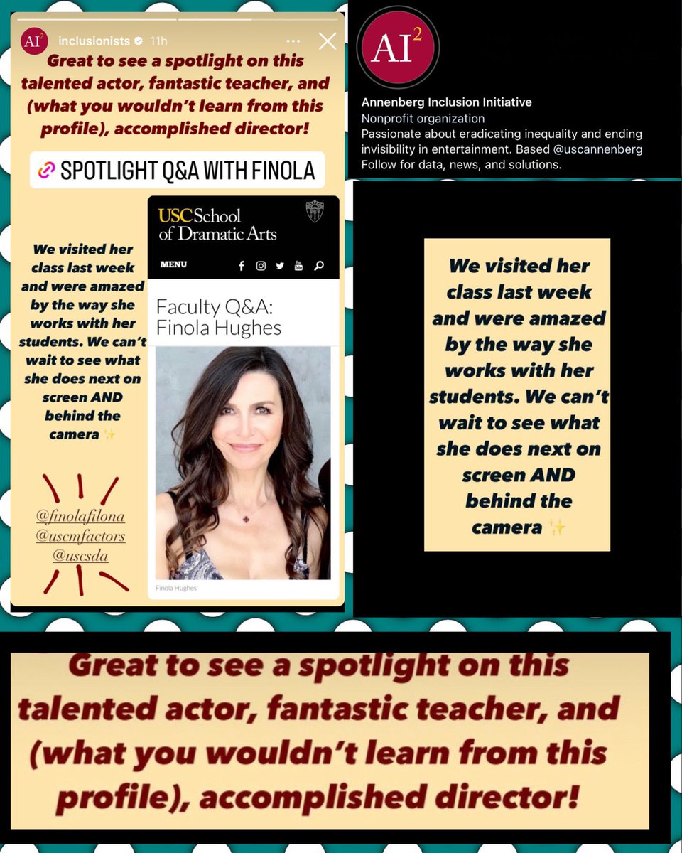 droxbury77's tweet photo. The #Annenberg on visiting #FinolaHughes’ Performance w/Camera class at #USC School of Dramatic Arts/ MFA program. #Fin38 #gh60 #gh #vanna #WeWereAmazedYall https://t.co/FmaoznAuEM