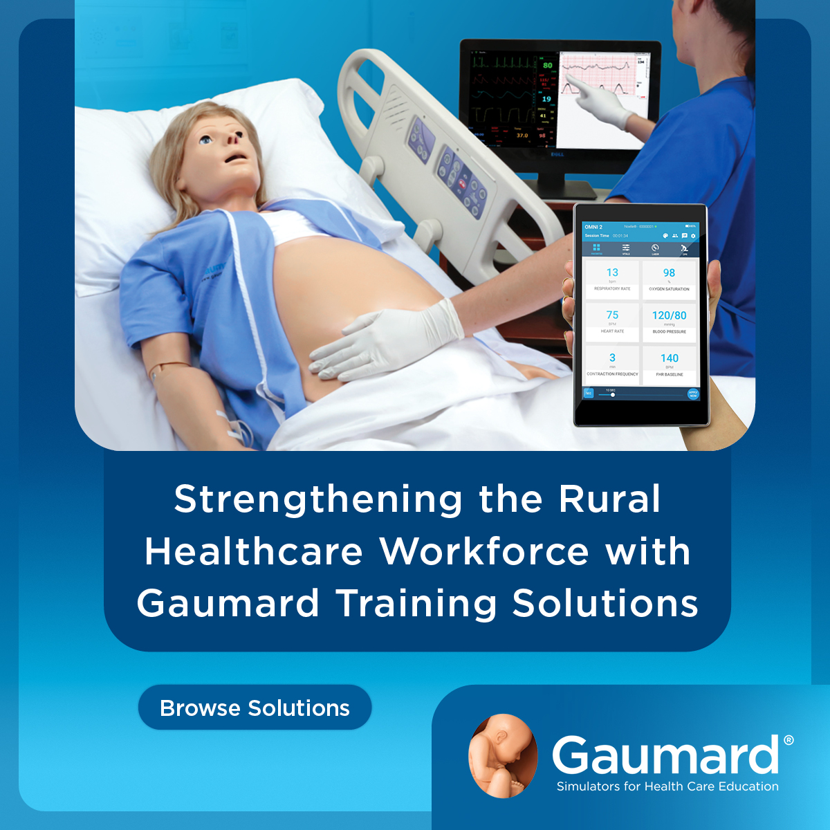 GaumardInFocus's tweet photo. Rural communities need more #healthcareproviders. Quality of care is declining. But there's hope! Gaumard #patientsimulators can help providers gain clinical skills and develop the critical thinking, teamwork, & confidence to provide the best patient care!
https://t.co/Soi864Uisp https://t.co/HtES82ed4M