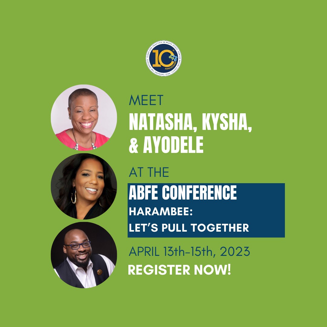 CBVentures1's tweet photo. @BreaktheSilo, Kysha, and @ayodele_har78 are so excited to attend the @ABFE Harambee: Let's Pull Together conference. This 3-day event celebrates the Black history and builds a more equitable future. You can also join virtually! 
#Harambee2023 #ABFE #blackphilanthropy #cbv https://t.co/Ikw2cfxM2y