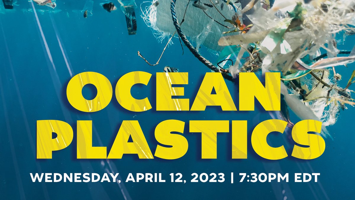WHOI's tweet photo. Reminder! Our live virtual event, Ocean Encounters: Ocean Plastics, is tonight at 7:30pm (ET)!

Hear from our expert panelists about the problems microplastics pose for human and marine health–and what you can do about it.

Sign up at https://t.co/6zVXUggK0x https://t.co/3lElTuLzTS