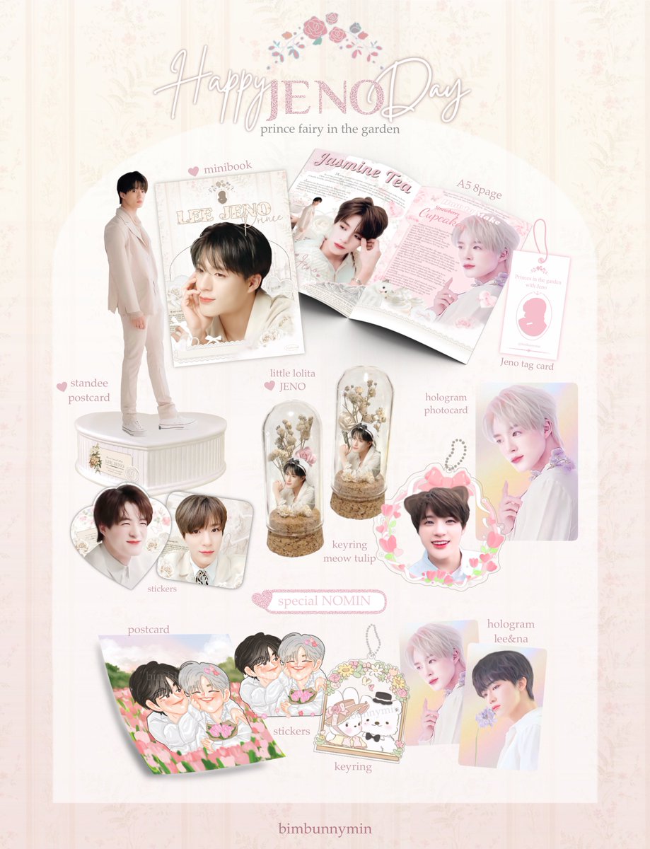 pls kindly rt ♡

Giveaway — Birthday boy
     : Prince fairy in the garden🌷🧺🏹

✿ random rt for follower 7 set
✿ รอบไปรฯ 5 set
gg form — 24/04  20:23
special
: Minibook / standee card
: little lolita JN
✿only 12 set 🐶 
: siam (23/04)  time : tba 

#HAPPYJENODAY #JENO