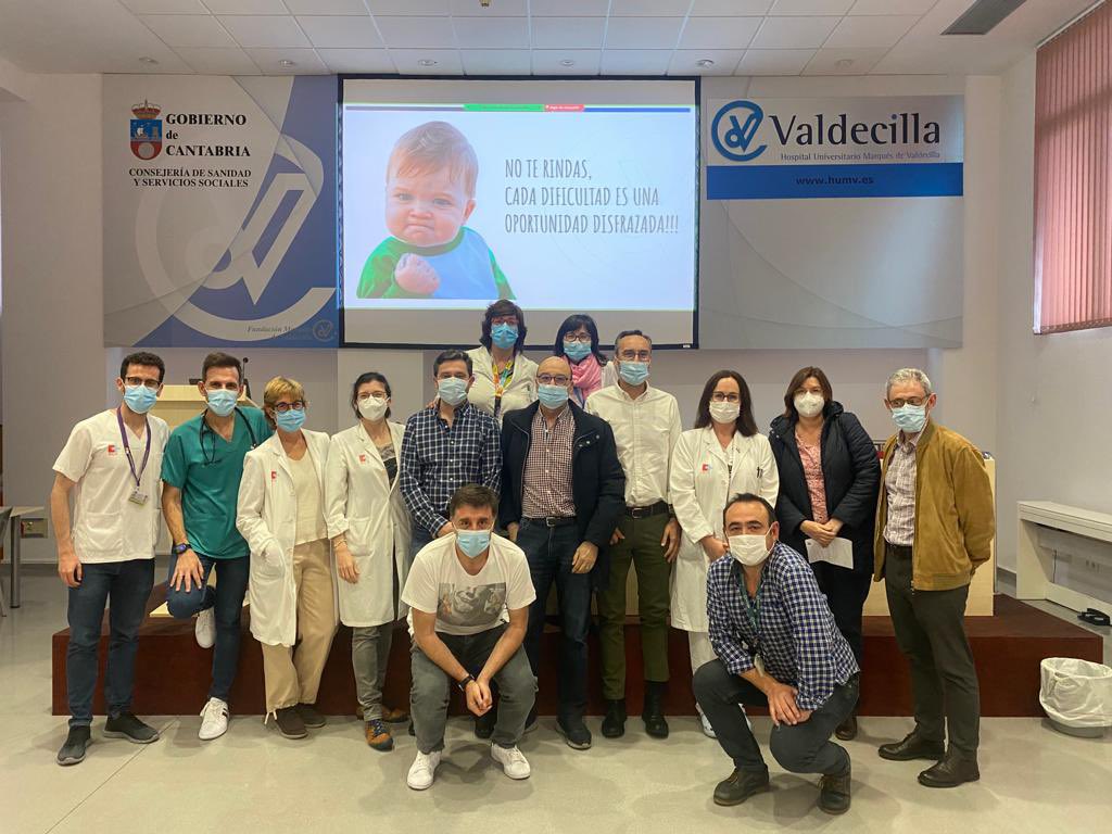 CalidValdecilla's tweet photo. Hoy recibimos a nuestros compañeros @HUCA_Asturias en @HUnivValdecilla para presentar nuestra experiencia en el Código Trauma #equipo #LEAN https://t.co/KvQ44H0SXY