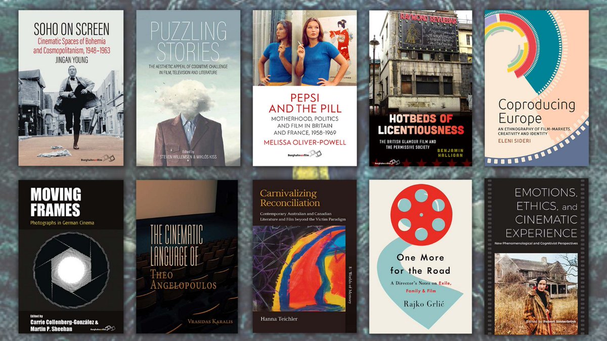 BerghahnFilm's tweet photo. Society for Cinema and Media Studies conference #SCMS23 starts today! Visit our table to meet our editor Amanda Horn, browse new &amp; recent books available at very special prices &amp; pick up FREE journal samples. For more information visit https://t.co/MIfp2c7a3W https://t.co/n1ZyLbBDgl