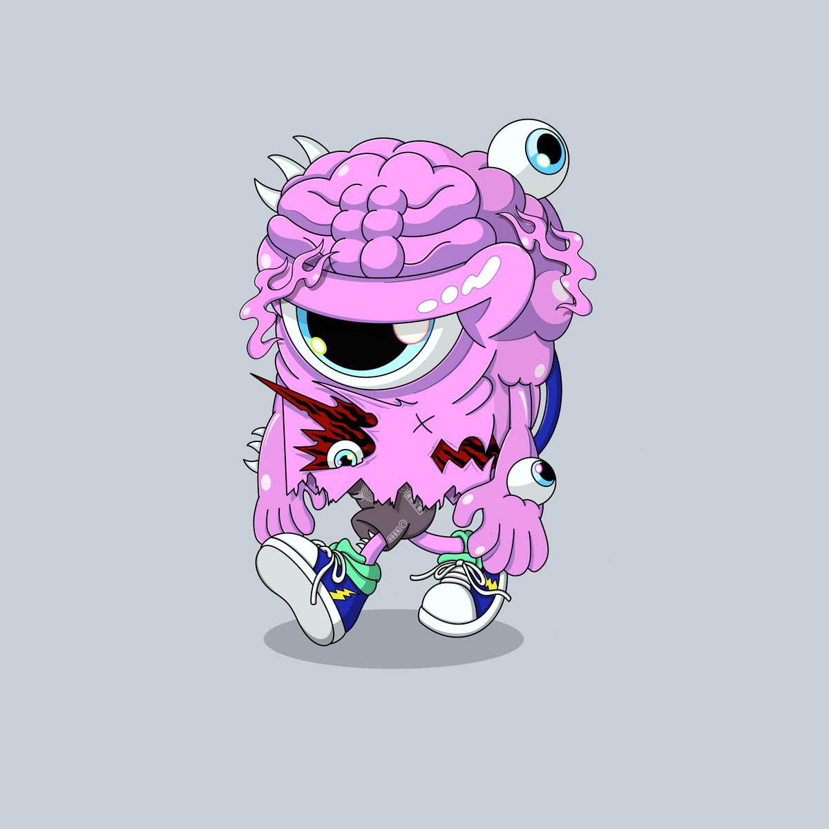 HiddenBoyzNFT's tweet photo. Hidden Brain🧠

This 1/1 creation is in honor of the work of @Goosebkk, artist of @BrozoNFT, @NEARnauts and @LAUNDRYHOUSESK8.

Our aim is to partner with our favorite artists in the space and continue growing the Gen 2 collection in a special way.

Who’s next?👀 https://t.co/XXaugm3s0d
