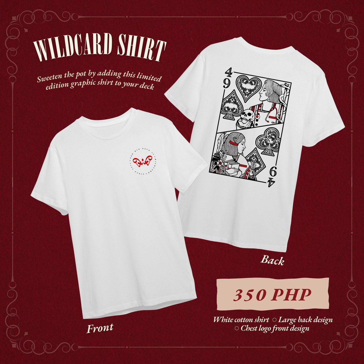 TaoRinPala's tweet photo. Are you ready to place your bets on THE WILDCARD SHOP?

Cash in these sweet prizes with this year's roll-out of the TRP Store. Explore the shop to discover unique products and special discounts all the while supporting Tao Rin Pala, one of the most awaited events in UPCM-PGH! https://t.co/nV0udE8S72