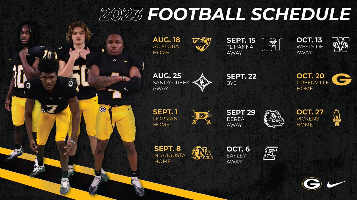 ghseagles_fb's tweet photo. The 2023 Schedule is Set! 🦅

#Family | #Finish https://t.co/VYybcwtrm6