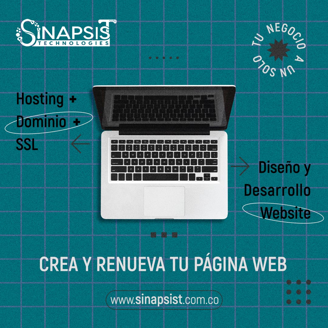 Sinapsis_T's tweet photo. 🌐Con una página #web puedes superar las fronteras para ofrecer tus productos y servicios, llevando tu negocio de forma confiable y segura al #mundo🌏.
¿Qué esperas para expandir tu negocio?
📧Escríbenos a info@sinapsist.com.co https://t.co/yUsMs9IpcZ