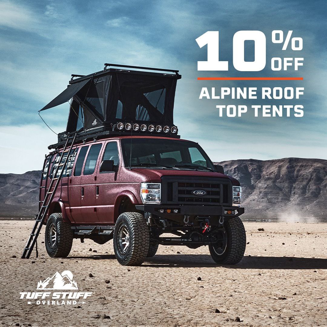 tsoverland's tweet photo. ❗APRIL SALE❗

Get a 10% OFF ON ALL ALPINE RTTS! 
The ultimate aluminum roof too tent that's strong enough to withstand 4 season camping! https://t.co/BRQUoSRuJ3