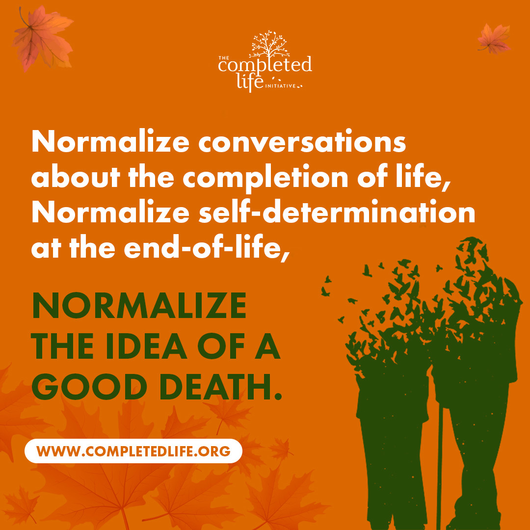 completedlife's tweet photo. Let’s make it easier to talk about how we want to complete our life. End-of-life planning is an effort that you can make to have a #goodeath. Help us erase the stigma around death: Show your support by exploring our work. LINK IN BIO.

#completedlife #deathpositivity https://t.co/58y158Vf5B