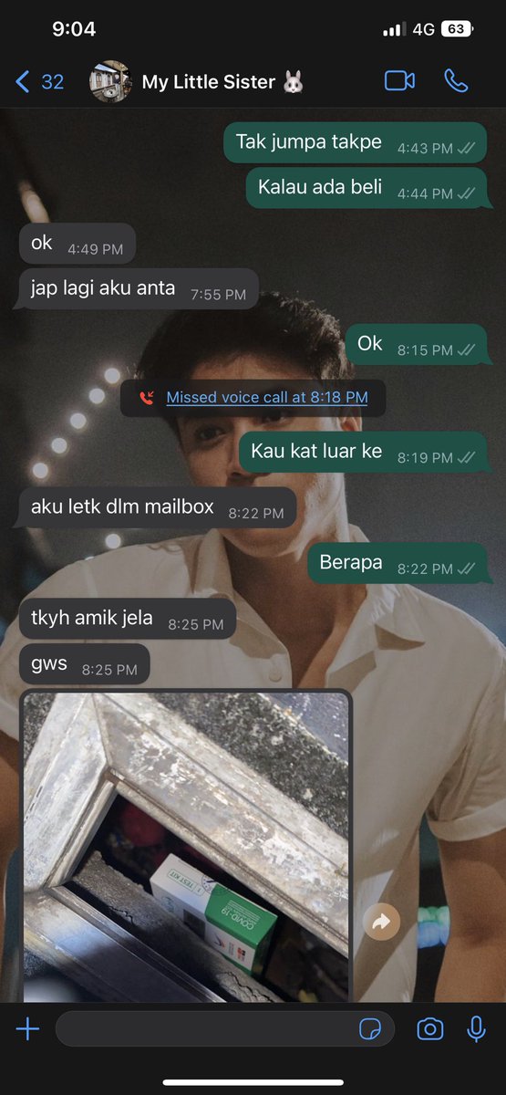 Filzaizzatee's tweet photo. Nasib baik ada cousin yang caring❤️ https://t.co/U57M3nsm3m