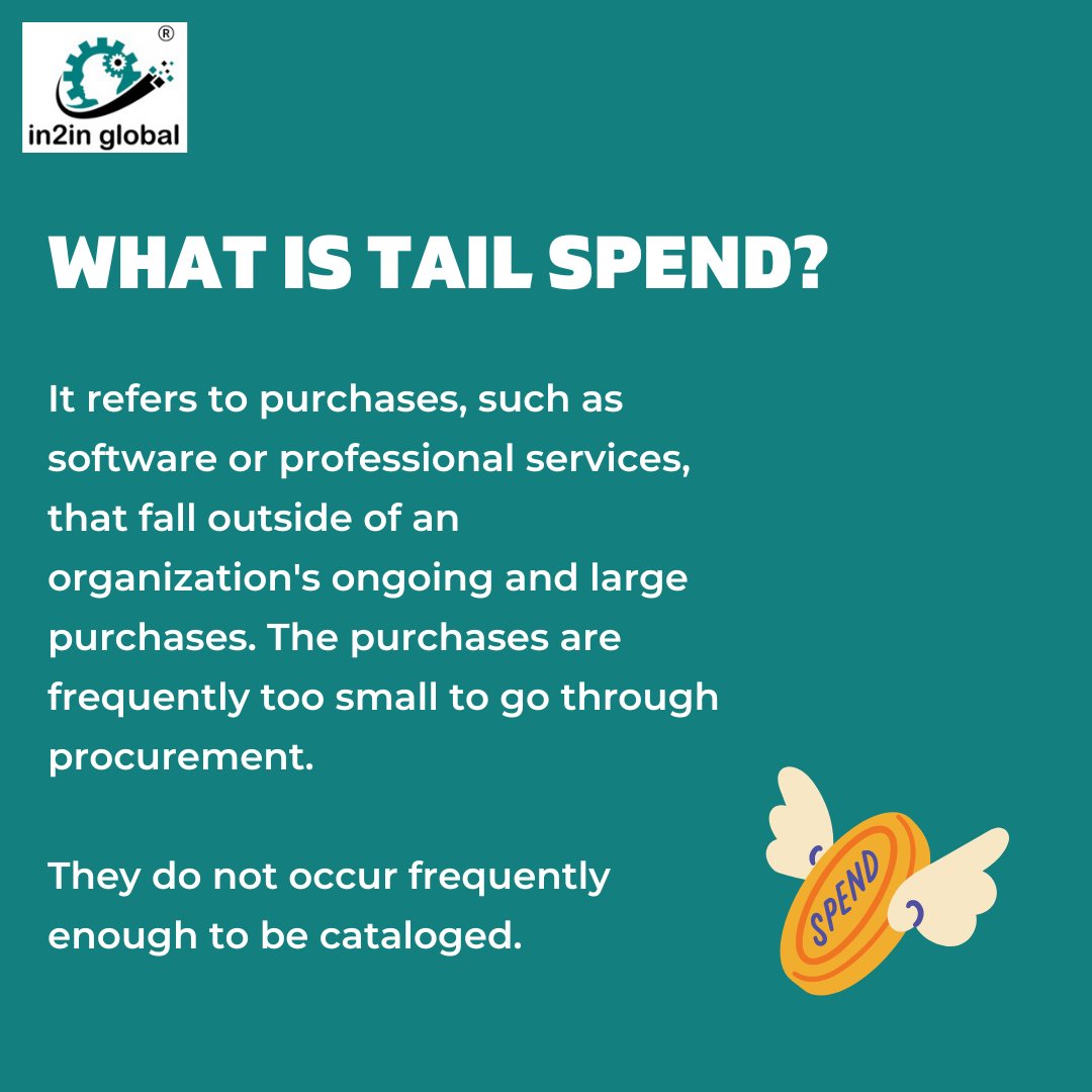 in2inglobal's tweet image. Visit here to know more about Tail Spend Analysis: in2inglobal.com 

--
#data #dataanlysis #dataanalyze #tailspend #spendanalysis #analysis #datatransformation #digitaltransformation