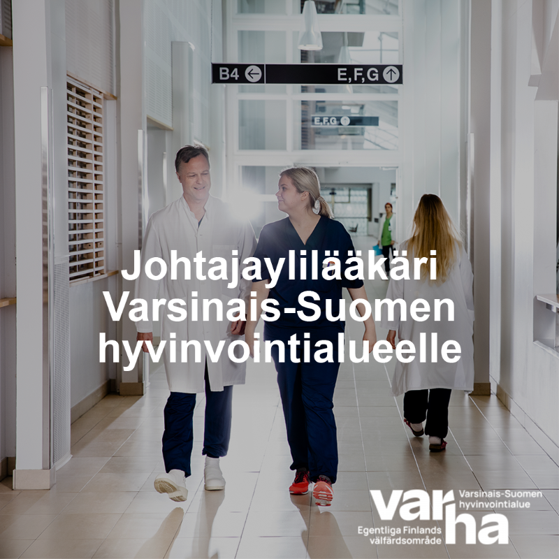 Kuntarekry's tweet photo. Varsinais-Suomen hyvinvointialue hakee johtajaylilääkäriä! Käy tutustumassa mielenkiintoiseen tehtävään ja hae 25.4 mennessä.