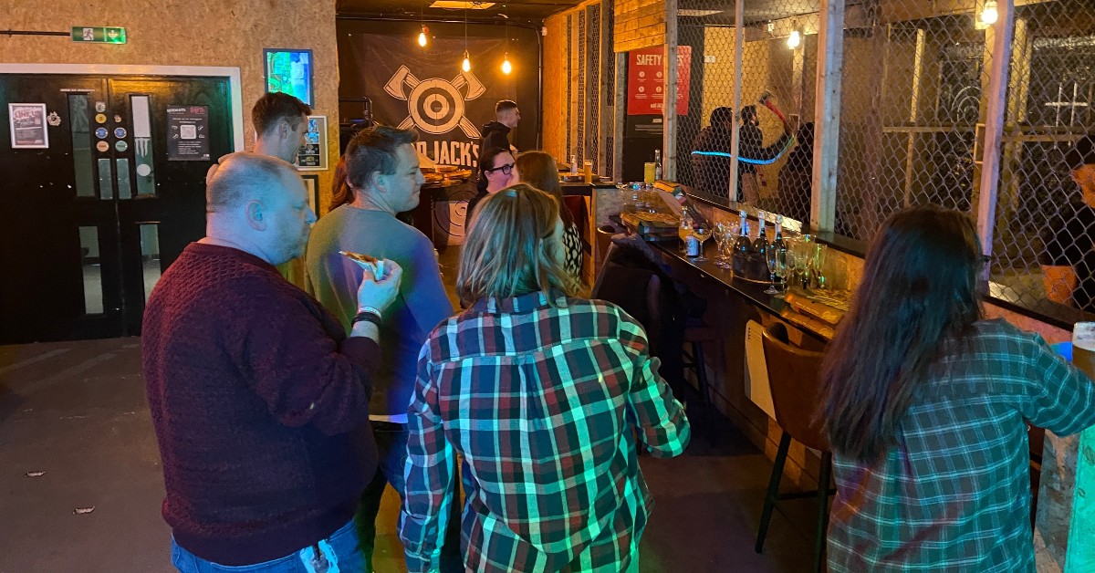 Recently our #MicrogamingFamily got together for a spot of #axethrowing and a whole load of pizza 🍕🪓 

Making time for each other outside of the office is hugely important to us. It strengthens our values and ensures we continue winning together 💪

#Microgaming #Unity