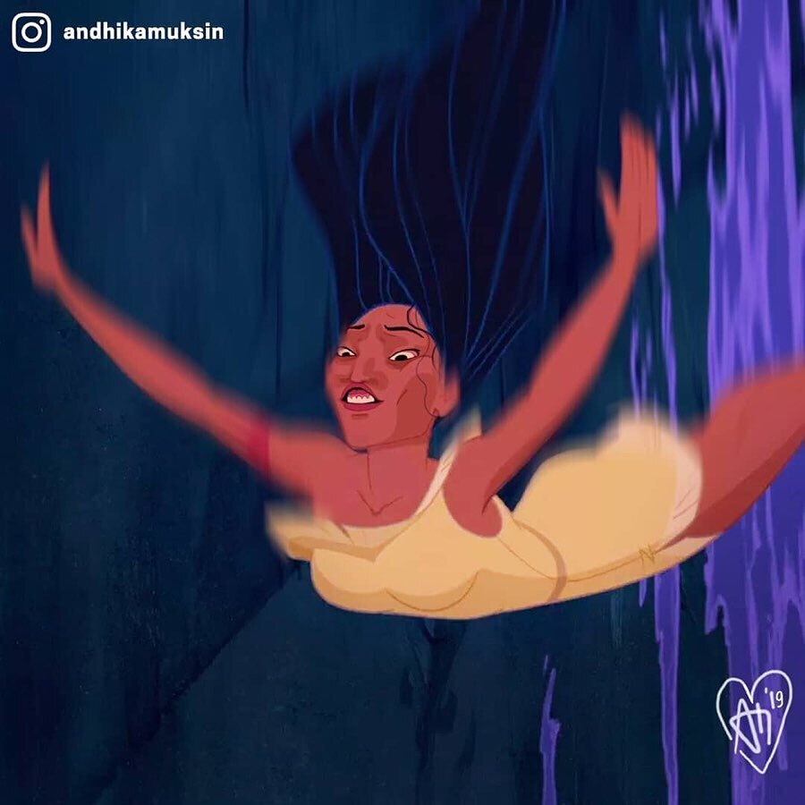 Princesas da Disney de um ponto de vista mais, digamos... "realista". Trabalho artístico de <a href="/AndhikaMuksin/">Andhika Muksin</a>.
__
Realistic Disney princesses. Awesome piece of art by <a href="/andhikamuksin/">Andhika Muksin</a> 👏

Tag the @ who always looks bad in photos 

#disney #princesa #princess #disneyprincess #arte #art