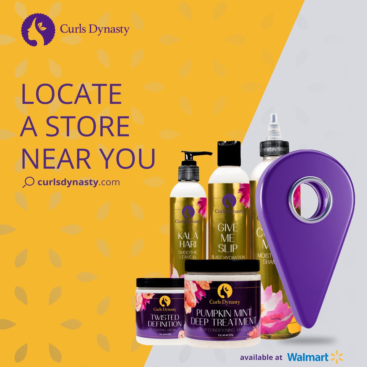 CurlsDynasty's tweet photo. 🥳 Can’t wait to be at every Walmart! For now we celebrate being at select locations to reach and serve  you. Let’s grow together and take up more space! Look for @curlsdynasty at your local store 💜 

Stick with us for maximum hydration and moisture retention for hair that’s pro https://t.co/KuaCtbsGyK
